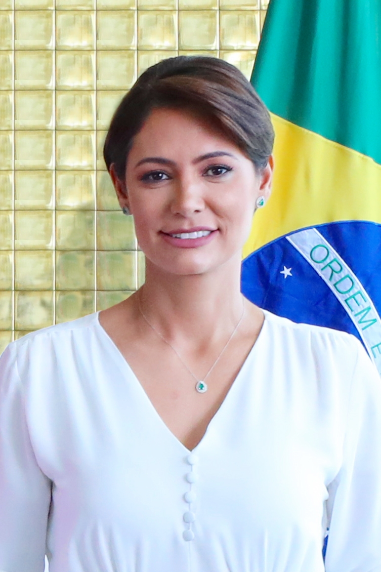 Foto oficial de Michelle Bolsonaro