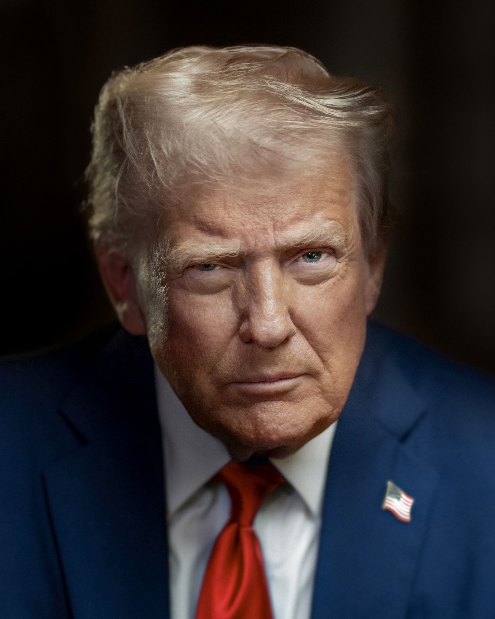 Foto oficial de Donald Trump